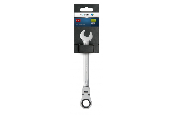 Llave fija y de estrella, de acero CrV, articulada, 20 mm, 72D