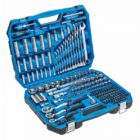 Juego de herramientas, 222 uds, CrV, carracas 72 D