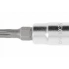 Llave de vaso con punta Torx con abujero 40 mm, 1/4
