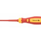 Destornillador plano 4x100 mm, 1000V, SLIM, CrMo
