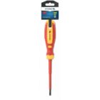 Destornillador plano 4x100 mm, 1000V, SLIM, CrMo - Imagen 2