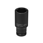 Llave de impacto 1/2", 27 mm, CrMo, larga