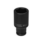 Llave de impacto 1/2", 30 mm, CrMo, larga