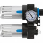 Filtro de aire con reductor y engrasador 1/4", 90/60 ml