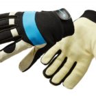 BROITZ Guantes de protección de cuero negros 9