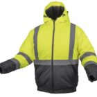 OKER chaqueta alta visibilidad con aislamiento bomber amarilla 2XL