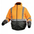 OKER chaqueta de seguridad reflectante forrada naranja M (50)