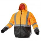 NIMS Chaqueta de advertencia antilluvia naranja 3XL (58)