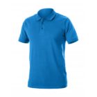 Polo de algodón, azul, M