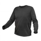 Camiseta manga larga de algodón, grafito, S
