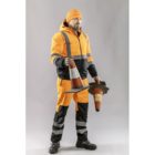 OKER chaqueta de seguridad reflectante forrada naranja M (50) - Imagen 2