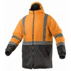 LEDA chaqueta de advertencia parka aislada naranja M