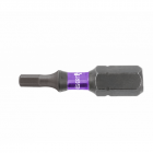 Punta de destornillador de impacto Hex H4 25mm 5 UDS.