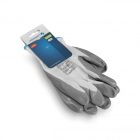 GLAN Guantes de protección recubiertos de nitrilo blanco/gris claro 8 - Imagen 4