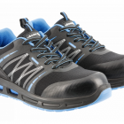 WARNOW zapatos de seguridad RIPSTOP S1PL SR FO negro/azul 43