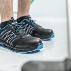 WARNOW zapatos de seguridad RIPSTOP S1PL SR FO negro/azul 43 - Imagen 2