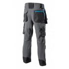 TAUBER pantalones protectores 4-way stretch gris oscuro L (52) - Imagen 12