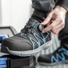 SCHMUTTER Zapatos de seguridad LACE SYSTEMS1P SRC C gris/azul 40 - Imagen 3