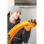 LYCK guantes protectores recubierto de látex aislado naranja 10 - Imagen 4