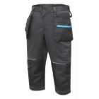 WURNITZ pantalón elástico 3/4 de protección gris oscuro S (48)