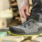 KEMNITZ zapatos de seguridad LACE SYSTEM S1PS SR FO gris jaspeado/verde 44 - Imagen 3