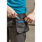 WURNITZ pantalón elástico 3/4 de protección gris oscuro S (48) - Imagen 5
