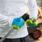 ULLER guantes recubiertos de látex azul/verde 7 - Imagen 2