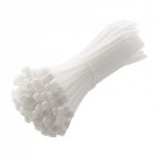 Cables de nylon 3.6 x 140 mm, 100 uds, blanco