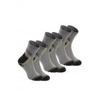 SAAR Calcetines cortos gris claro/verde 39-40 (3 par) - Imagen 2
