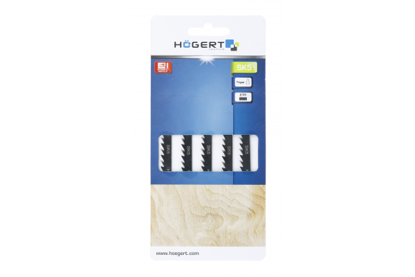 Hoja de sierra de corte rápido para madera 6TPI 100mm 5uds. - Imagen 2