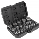 Juego de llaves de vaso 1/2", 21 uds.