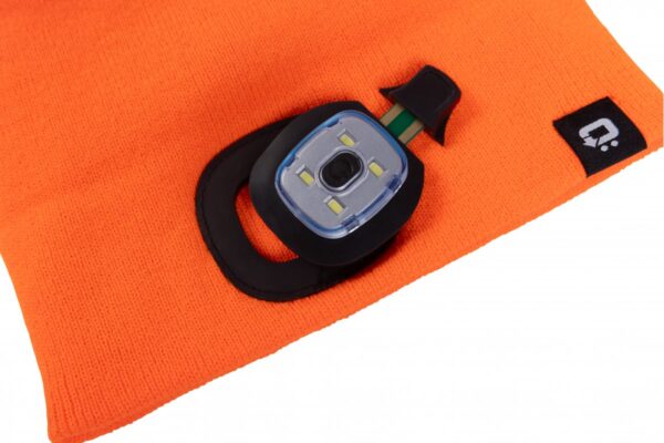 OTTO Gorro de invierno con LED naranja claro uni - Imagen 2
