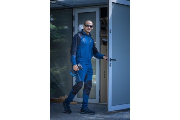 ERIK Sudadera con capucha azul/negra M (50) - Imagen 3