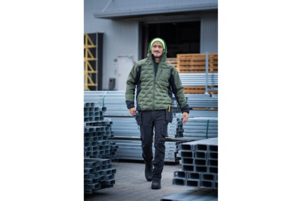PAUL chaqueta forrada con capucha olive 2XL (56) - Imagen 5