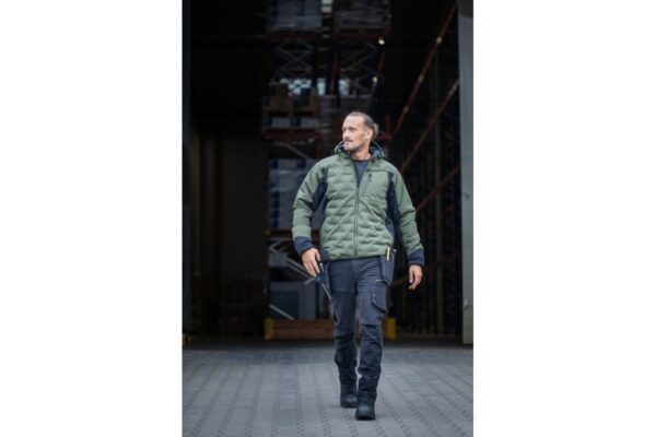 PAUL chaqueta forrada con capucha olive 2XL (56) - Imagen 6